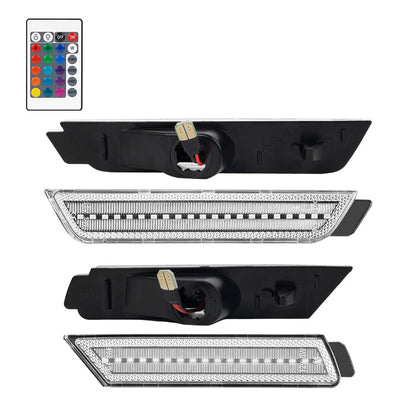CAMARO 10-15 FRONT/REAR RGB DYNAMIC LED SIDE MARKERS w/ REMOTE