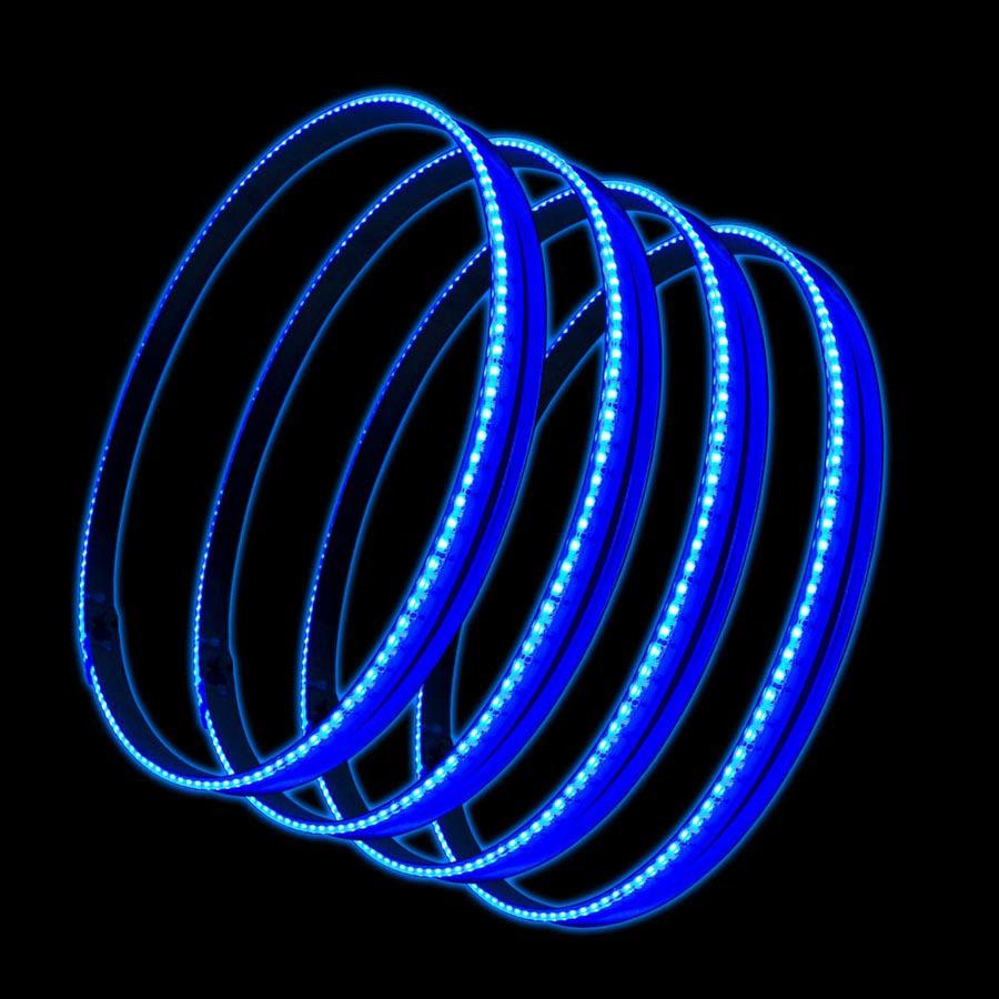Oracle LightingLED Illuminated Wheel Rings Blue