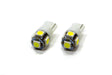 Oracle LightingT10 5 LED SMD Bulbs Pair White