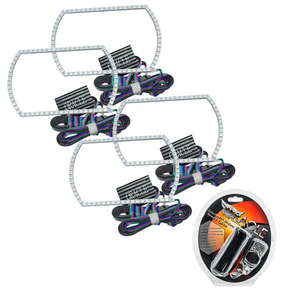 ORACLE Lighting 2007-2013 Chevrolet Silverado LED Headlight Halo Kit - Square Style