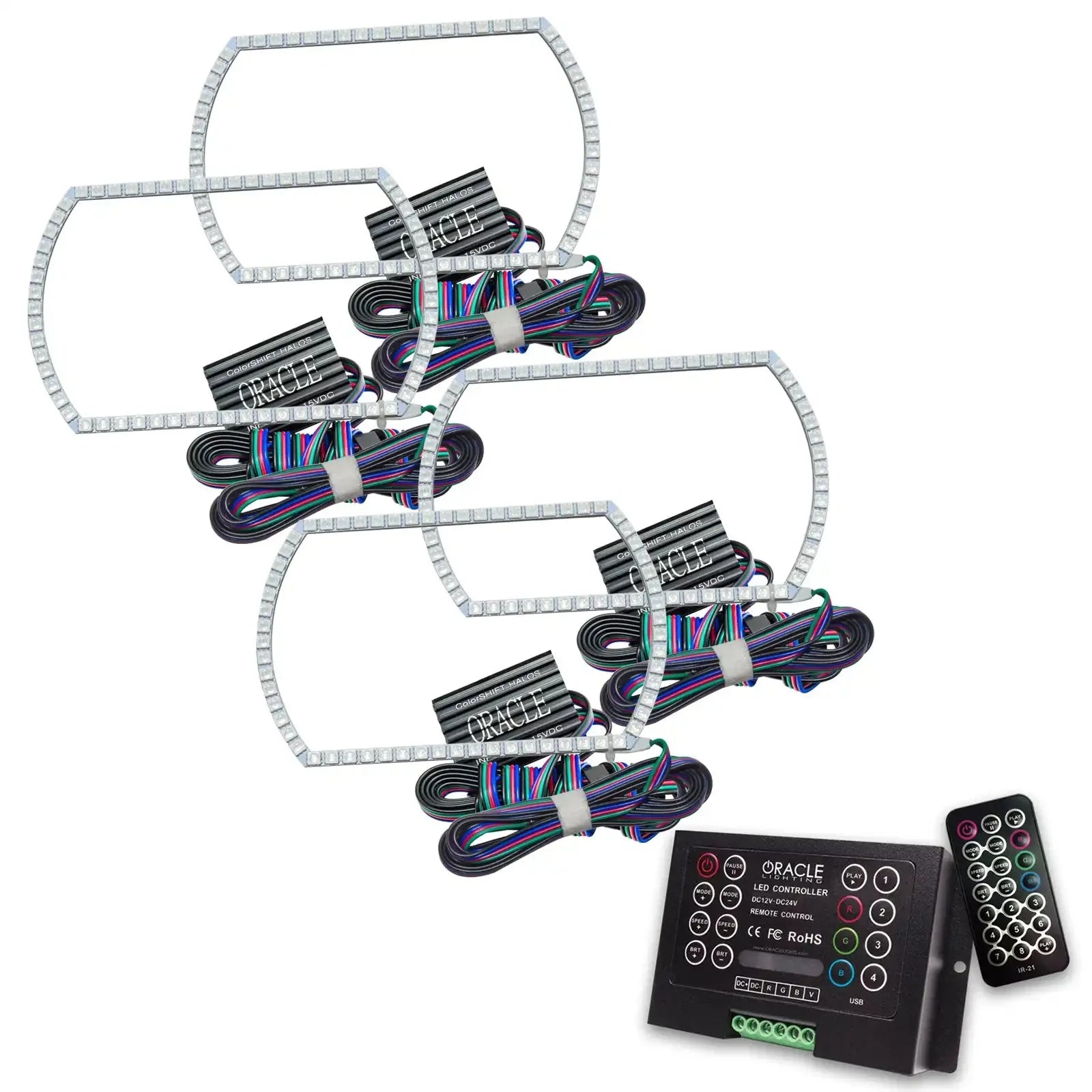 ORACLE Lighting 2007-2013 Chevrolet Silverado LED Headlight Halo Kit - Square Style