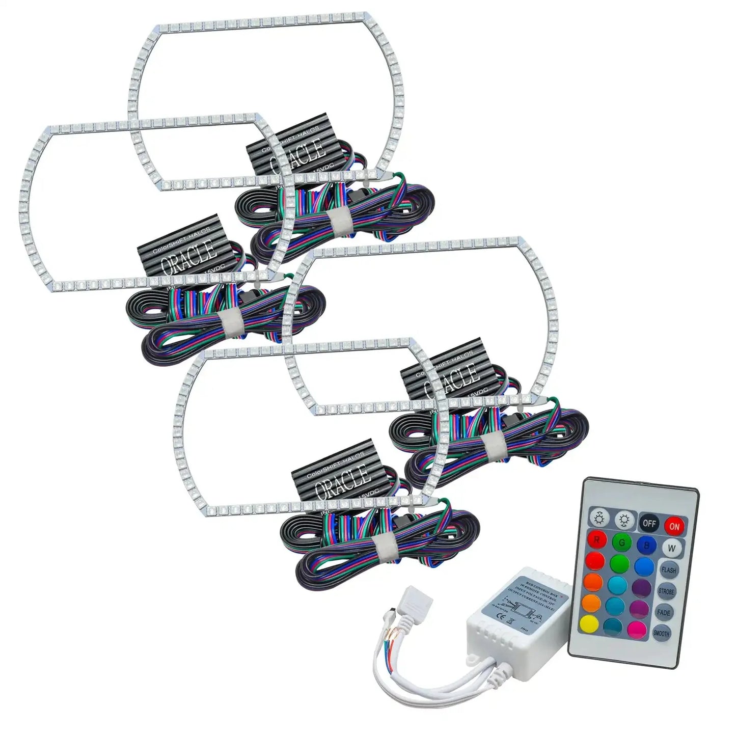 ORACLE Lighting 2007-2013 Chevrolet Silverado LED Headlight Halo Kit - Square Style