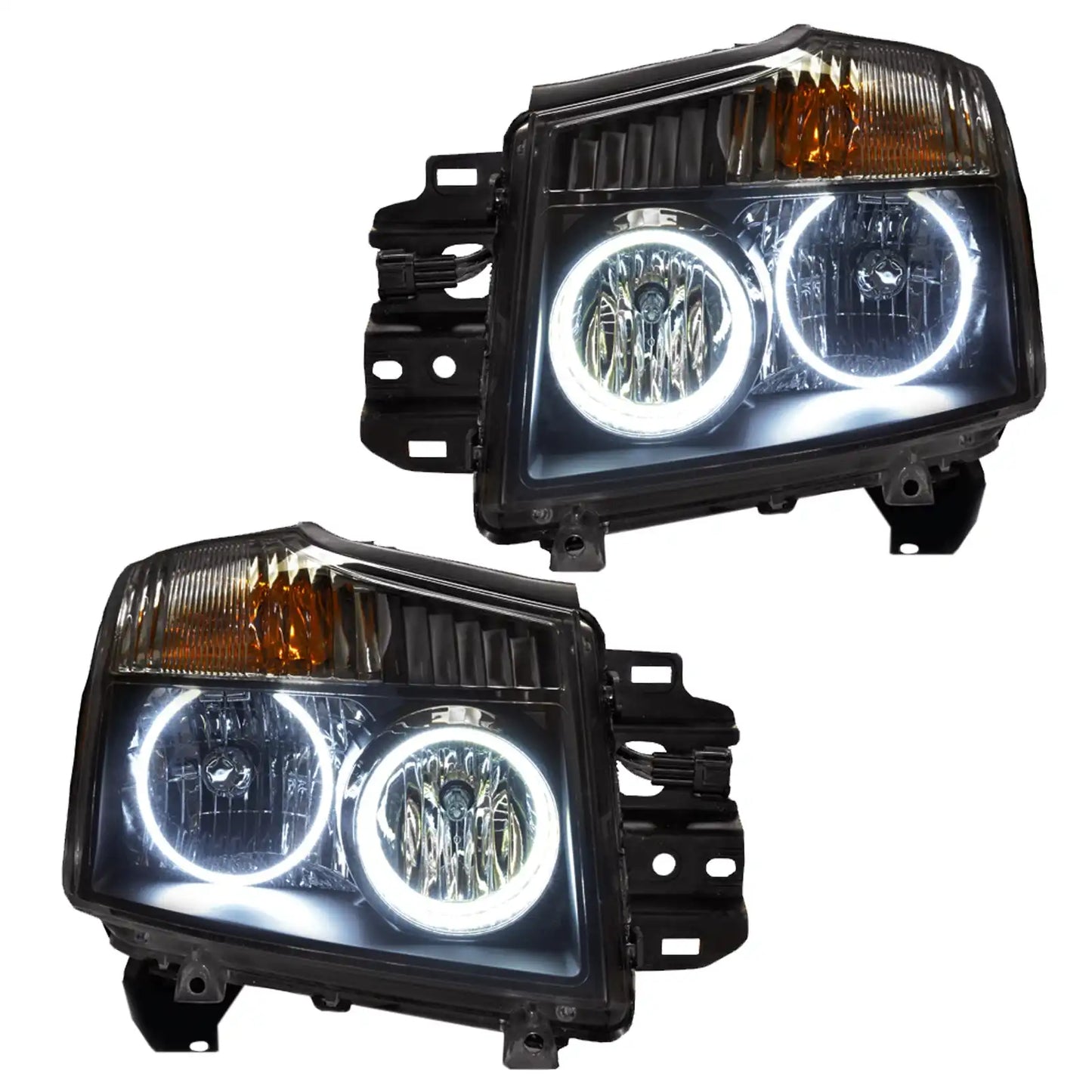 ORACLE Lighting 2008-2015 Nissan Titan Pre-Assembled Halo Headlights