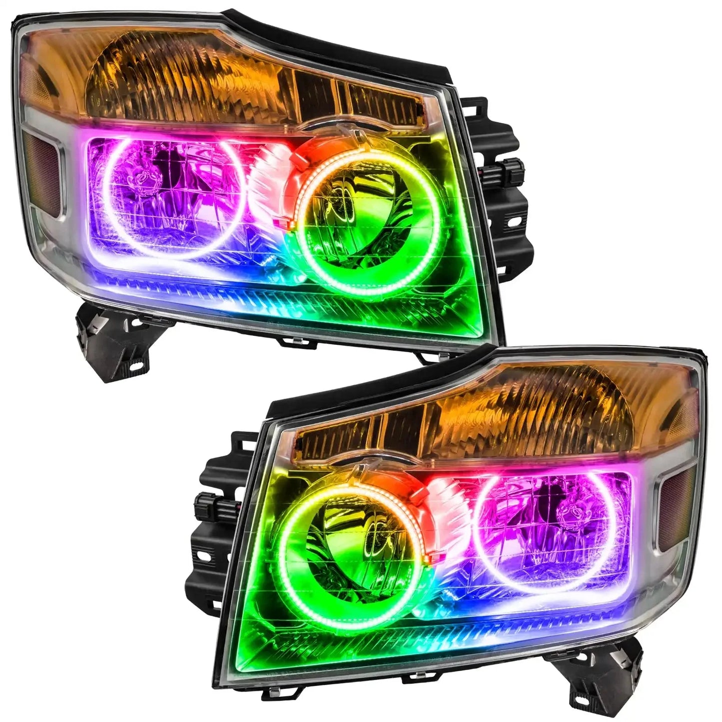 ORACLE Lighting 2008-2015 Nissan Armada Pre-Assembled Halo Headlights