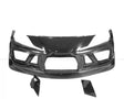 DarwinPro Unpainted Fiberglass with Forged Carbon Fiber BKSSII Style Front Bumper Toyota GR Supra J29 | DB A90 A91 2019+