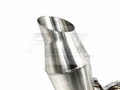 OPEN BOX PLM Power Driven H-Series Hood Exit Race Header 4-1 Megaphone H22 F20B H22A