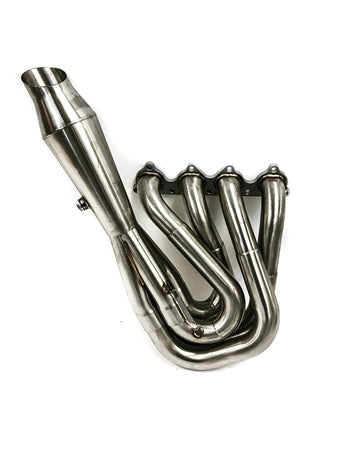 OPEN BOX PLM Power Driven H-Series Hood Exit Race Header 4-1 Megaphone H22 F20B H22A