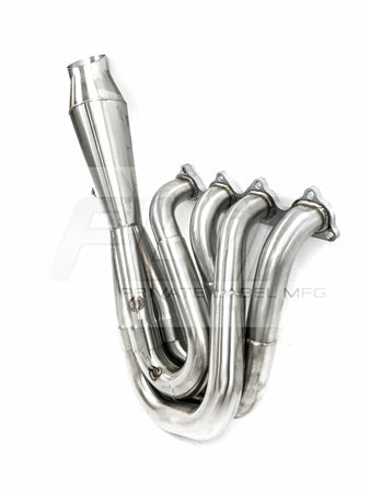 OPEN BOX PLM Power Driven H-Series Hood Exit Race Header 4-1 Megaphone H22 F20B H22A