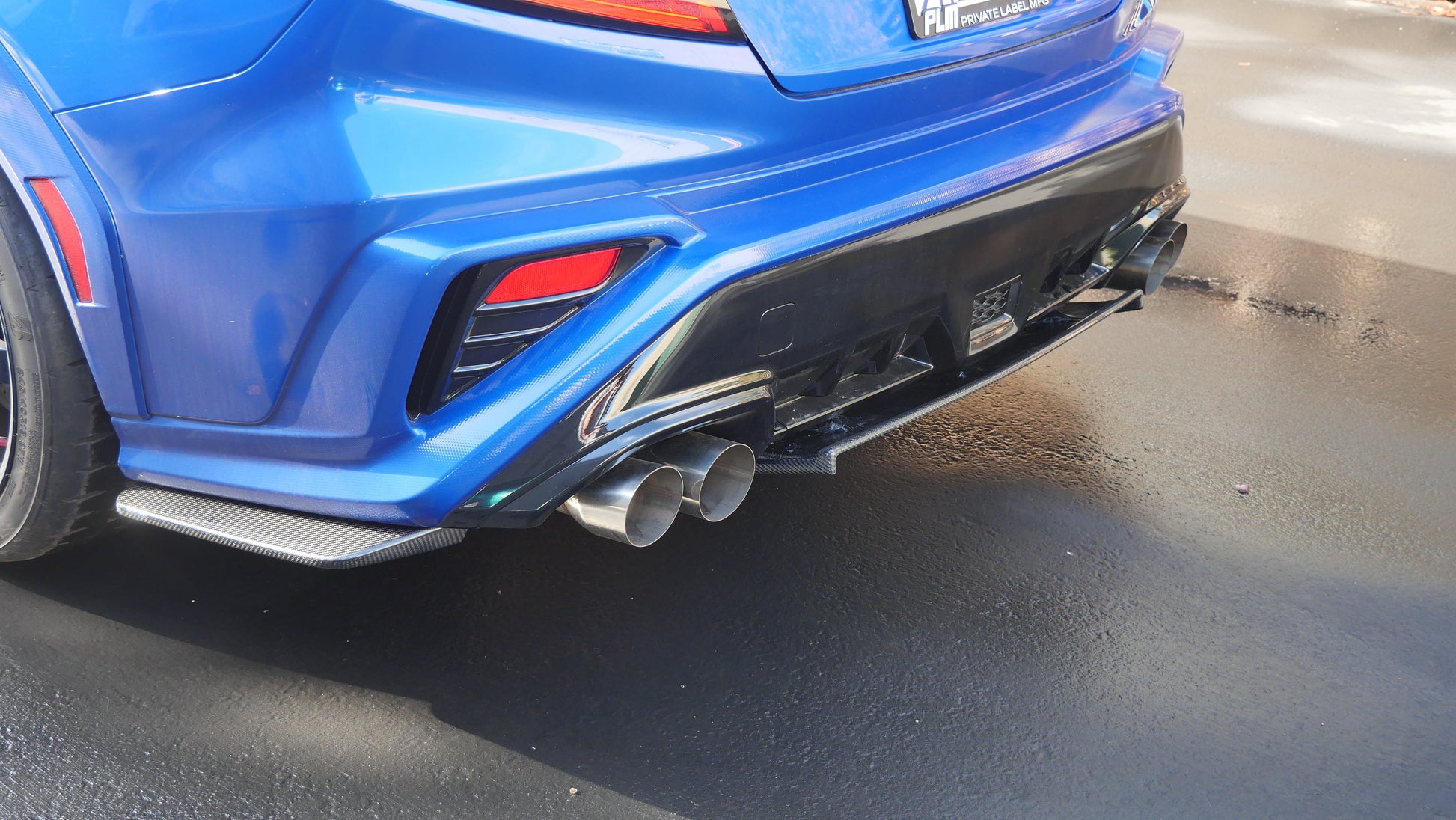 PLM 2022+ Subaru WRX VB 3-Piece Carbon Fiber Rear Diffuser