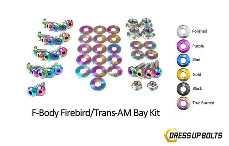 Pontiac Firebird/Trans Am (1998-2002) F-Body Titanium Dress Up Bolts Engine Bay Kit