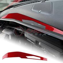 2024+ S650 Mustang Real Carbon Fiber Behind Screen Top Dash Trim Overlay