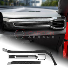 2024+ S650 Mustang Real Carbon Fiber Passenger Side Dashboard Trim Overlays