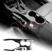 Real Carbon Fiber Center Console Overlay for 2024+ Ford Mustang