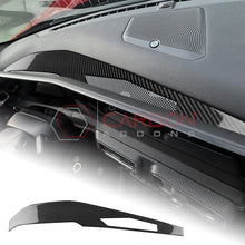 Real Carbon Fiber Dashboard Screen Surround Trim Overlay for 2024+ Ford Mustang