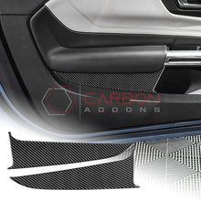Real Carbon Fiber Lower Door Panel Trim Overlay for 2024+ Ford Mustang