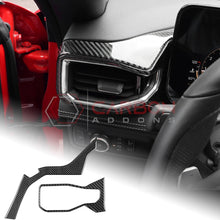 2024+ S650 Mustang Real Carbon Fiber Driver Side Dashboard Trim Overlays