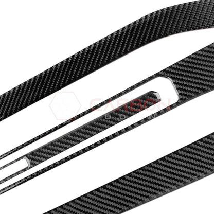 Real Carbon Fiber Passenger Side Dashboard Trim Overlays for 2024+ Ford Mustang