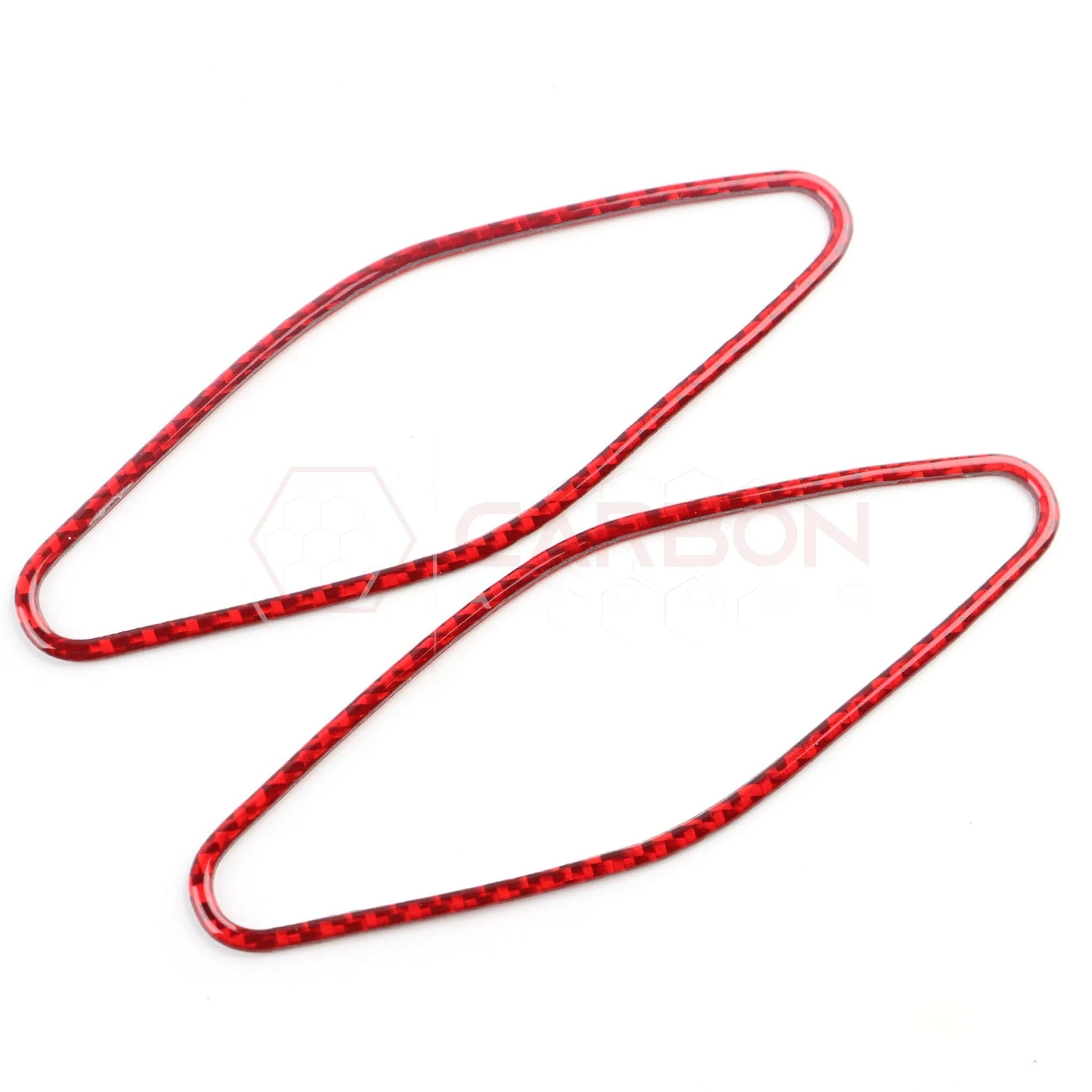 2024+ S650 Mustang Real Carbon Fiber A Pillar Speaker Trim Overlay