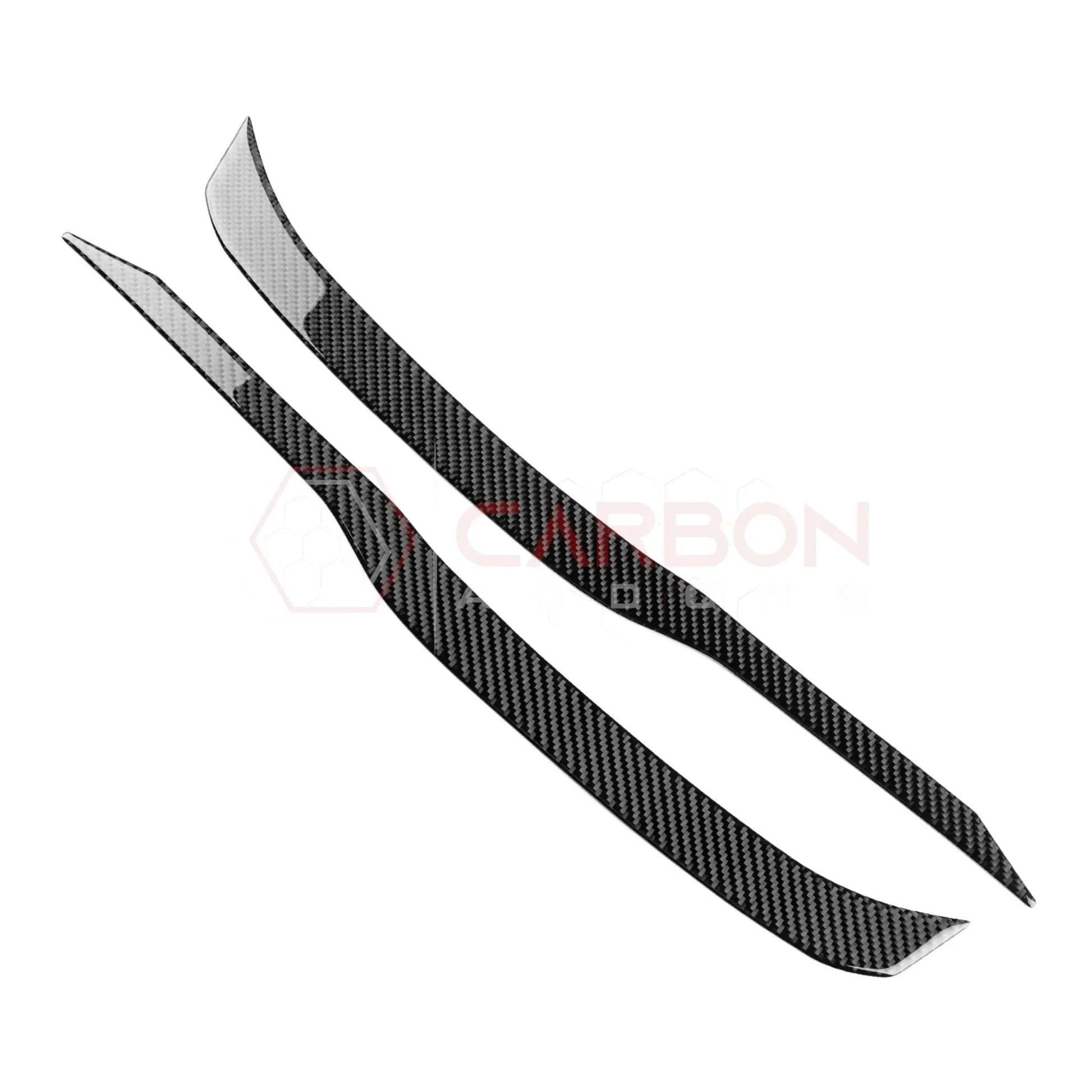 Real Carbon Fiber Seat Control Upper Trim Overlay for 2024+ Ford Mustang