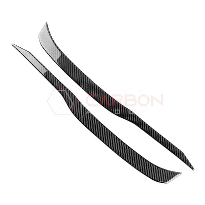 Real Carbon Fiber Seat Control Upper Trim Overlay for 2024+ Ford Mustang