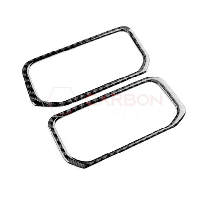Real Carbon Fiber Center A/C Vent Frame Overlay for 2024+ Ford Mustang