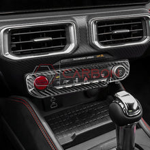 2024+ S650 Mustang Hard Carbon Fiber Radio Dash Button Control Trim Cover