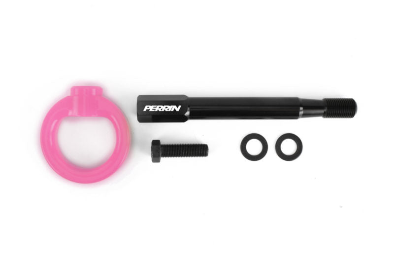 PERRIN [13-25 BRZ, 13-20 FRS/Toyota 86, 22-25 GR86] Rear Tow Hook Kit - Hyper Pink | PSP-BDY-255HP