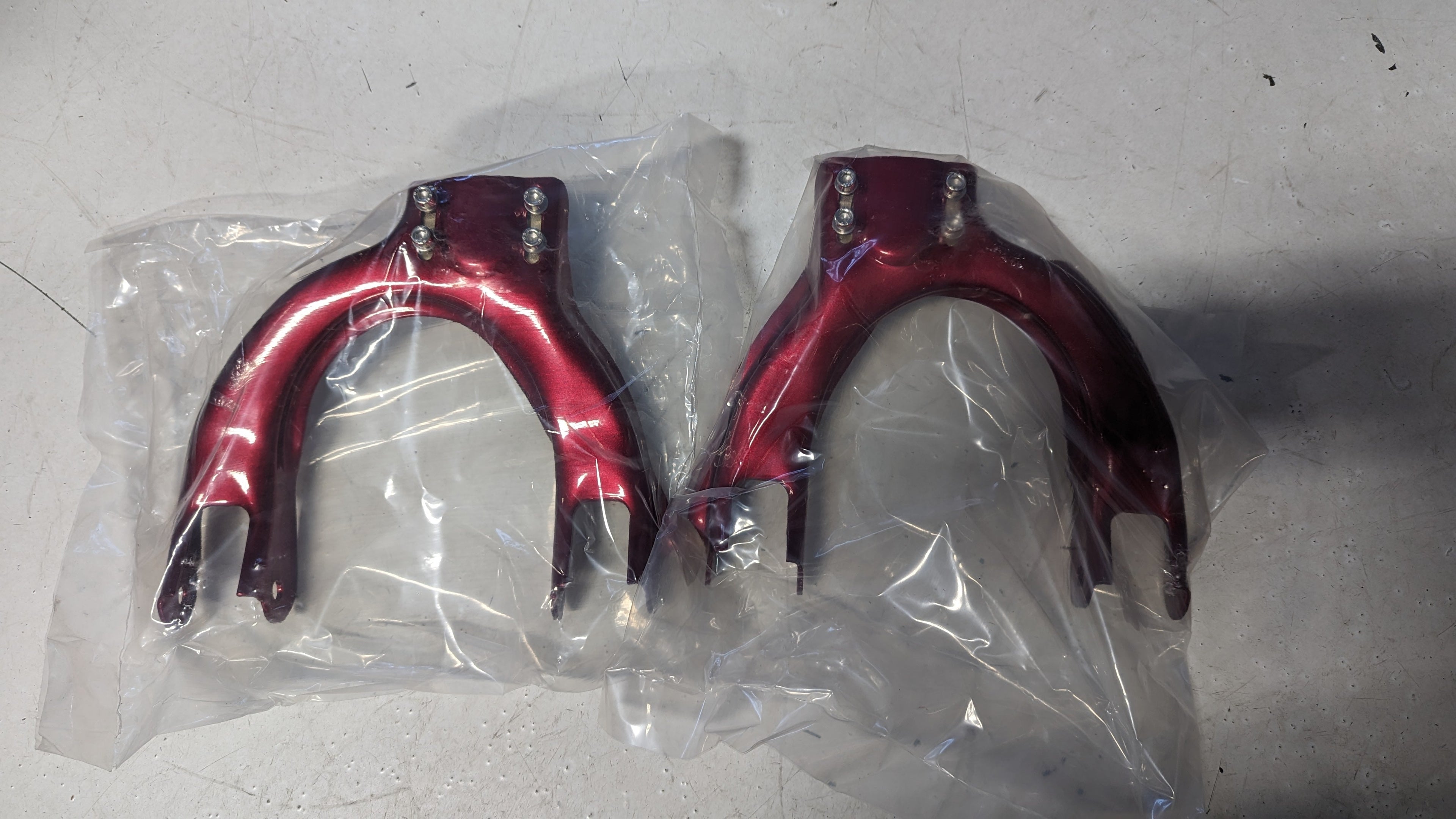 Front camber kit for Honda Civic/CRX 88-91 Red