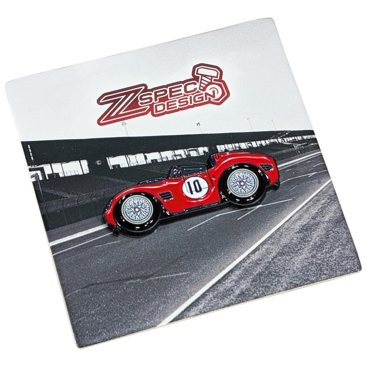 ZSPEC Collector Lapel / Hat Pin - Red Barchetta Race Car