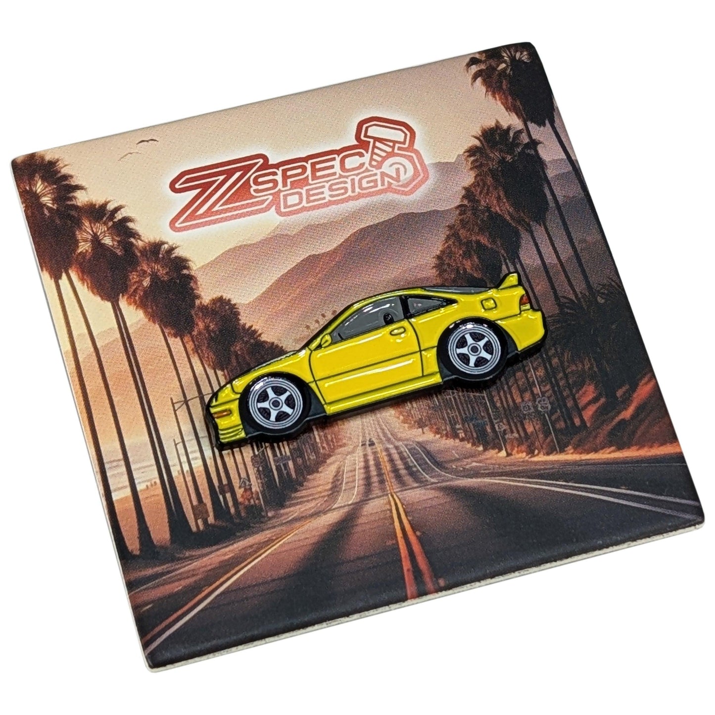 ZSPEC Collector Lapel / Hat Pin - Yellow Integra JDM Cruiser