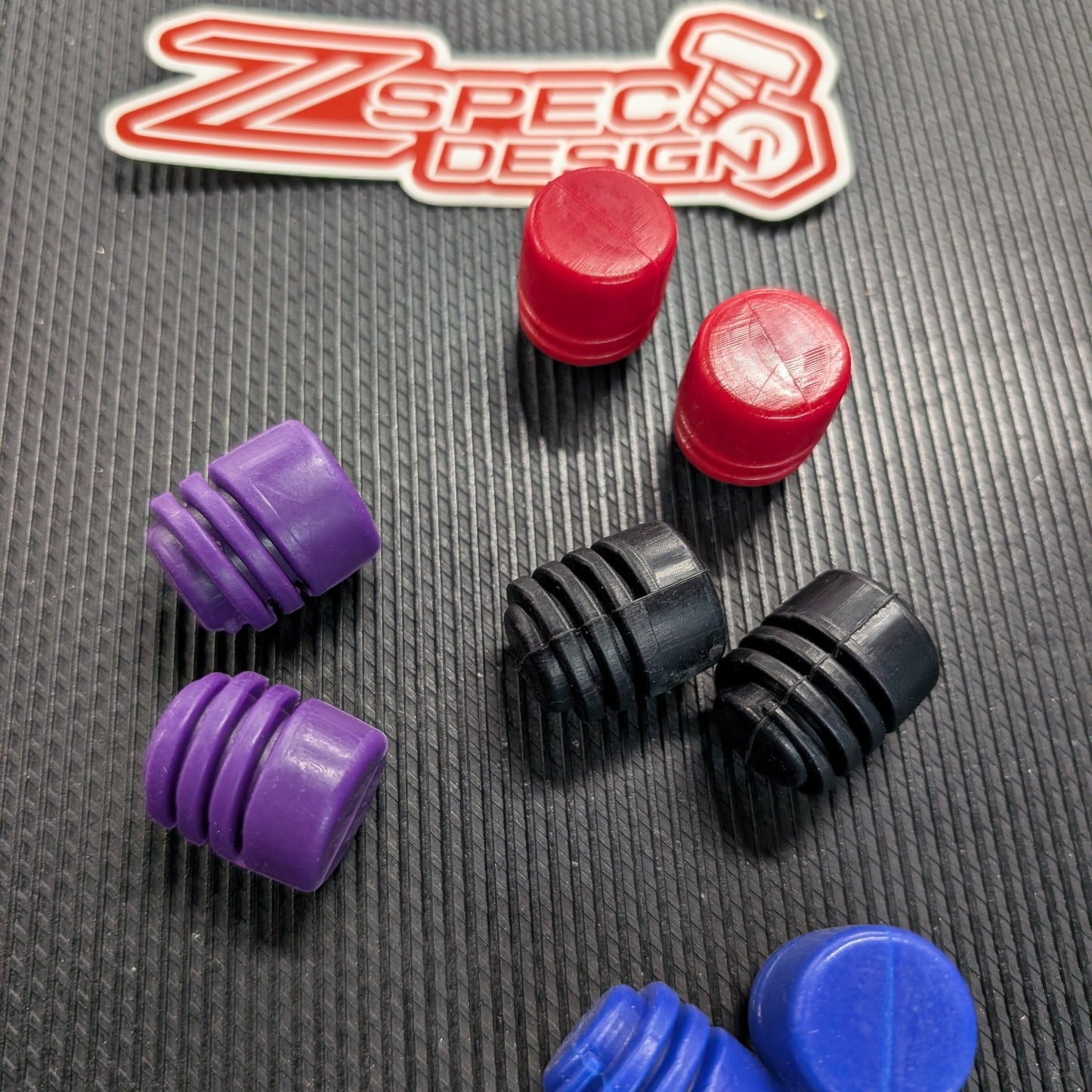 ZSPEC Hood Bump Stops, Hard Silicone Rubber, 2-Pack