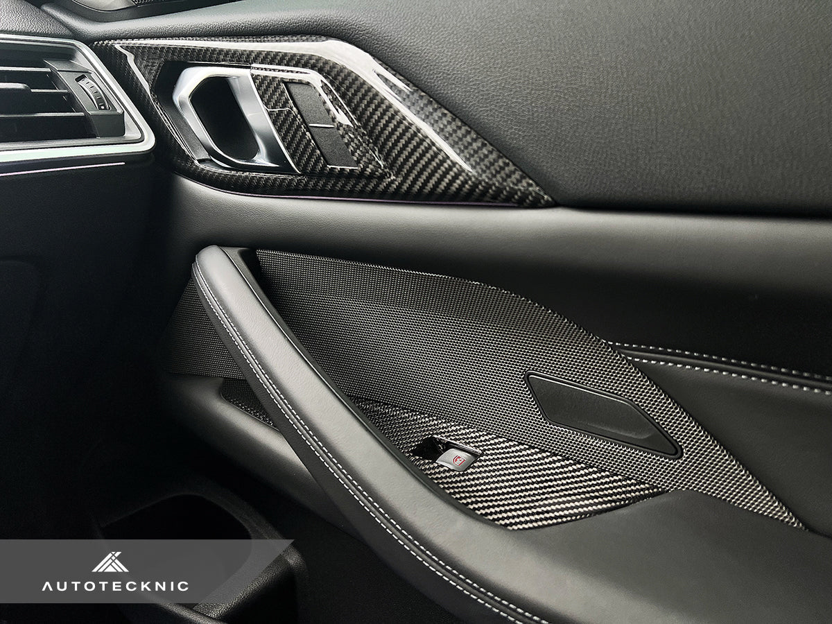 AutoTecknic Dry Carbon Interior Door Handle Trim Set - G82/ G83 M4