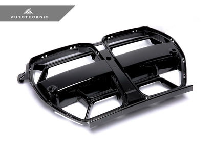 AutoTecknic Competizione Sport Gloss Black Front Grille - BMW G80 M3 (2021-2026) / G82 M4 (2021-2026) / G83 M4 (2022-2026)