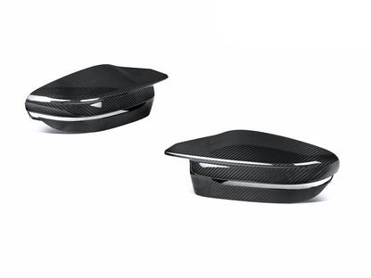 AutoTecknic Dry Carbon Fiber Mirror Covers - BMW G20 M340I LCI | G22 M440I LCI