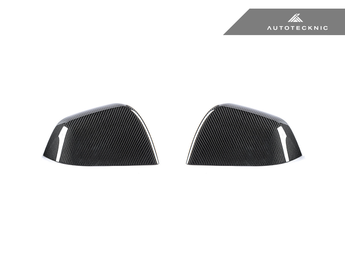 AutoTecknic Dry Carbon Fiber Mirror Covers - Tesla Model Y