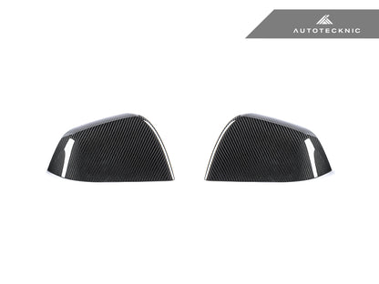 AutoTecknic Dry Carbon Fiber Mirror Covers - Tesla Model Y