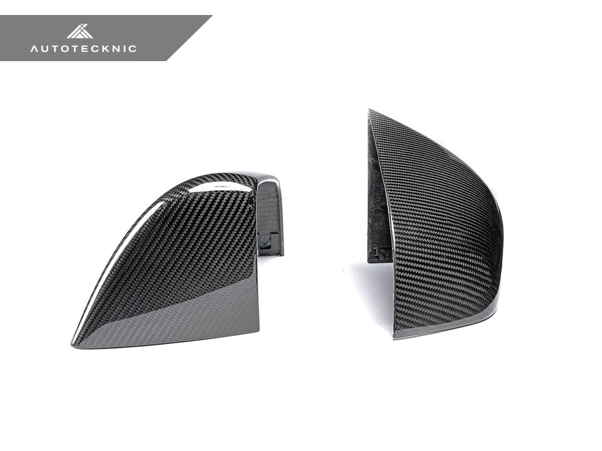AutoTecknic Dry Carbon Fiber Mirror Covers - Tesla Model Y