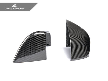 AutoTecknic Dry Carbon Fiber Mirror Covers - Tesla Model Y