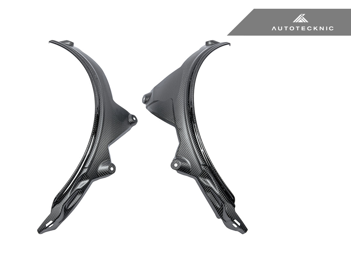 AutoTecknic Carbon Fiber Rear Wheel Arch Extension Set - F93 M8 Gran Coupe