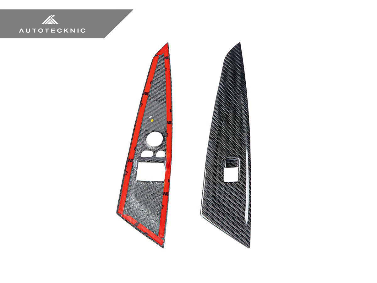 AutoTecknic Dry Carbon Window Switch Panel Trim Set - G82 M4