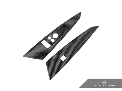 AutoTecknic Dry Carbon Window Switch Panel Trim Set - G82 M4