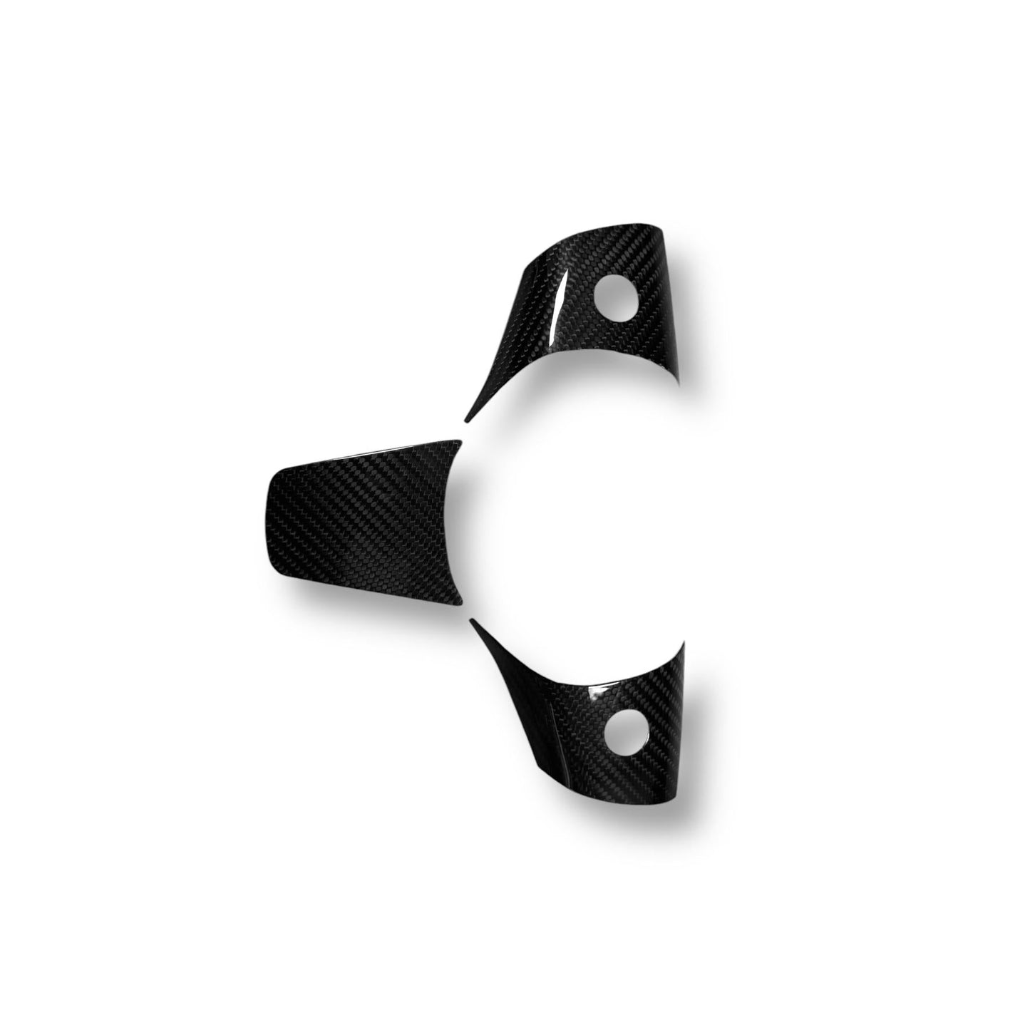 Tesla Model 3 & Y Carbon Fiber Steering Wheel Accents | Palenon Performance