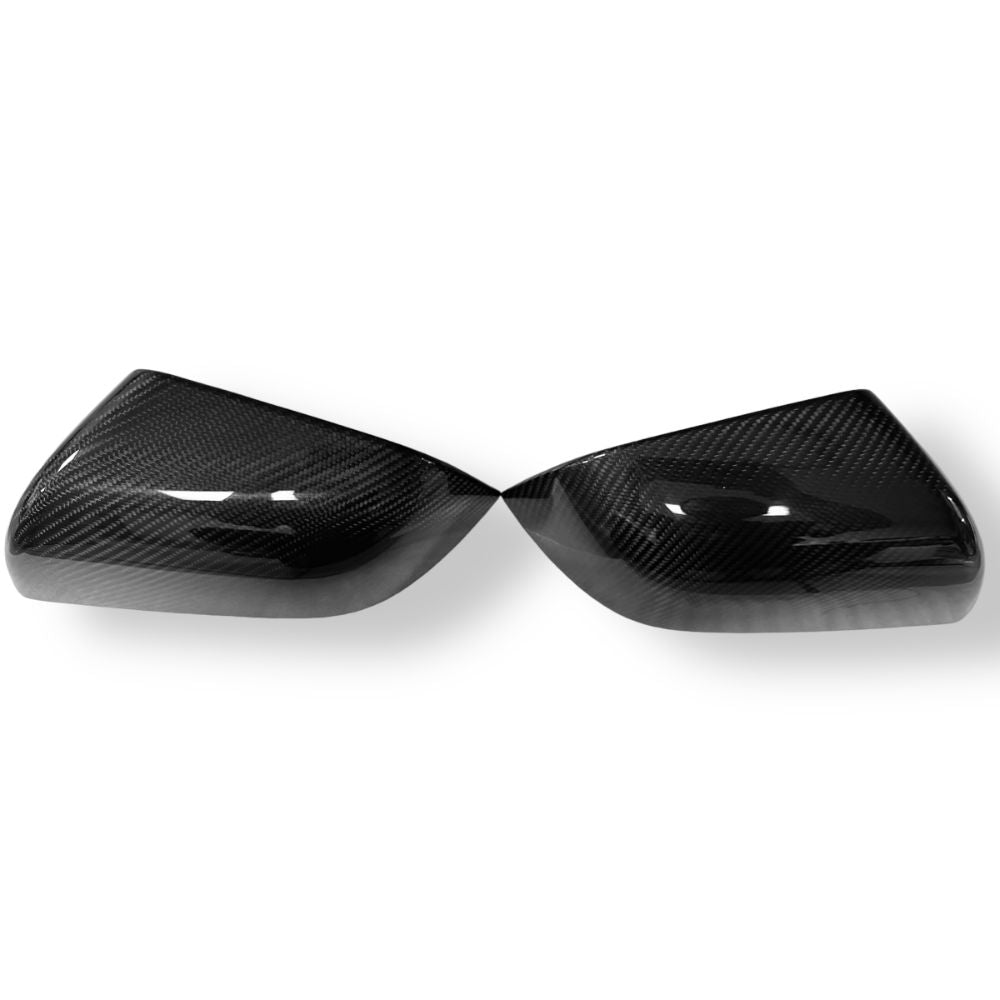 Tesla Model S & 3 & Y Carbon Fiber Mirror Caps | Palenon Performance