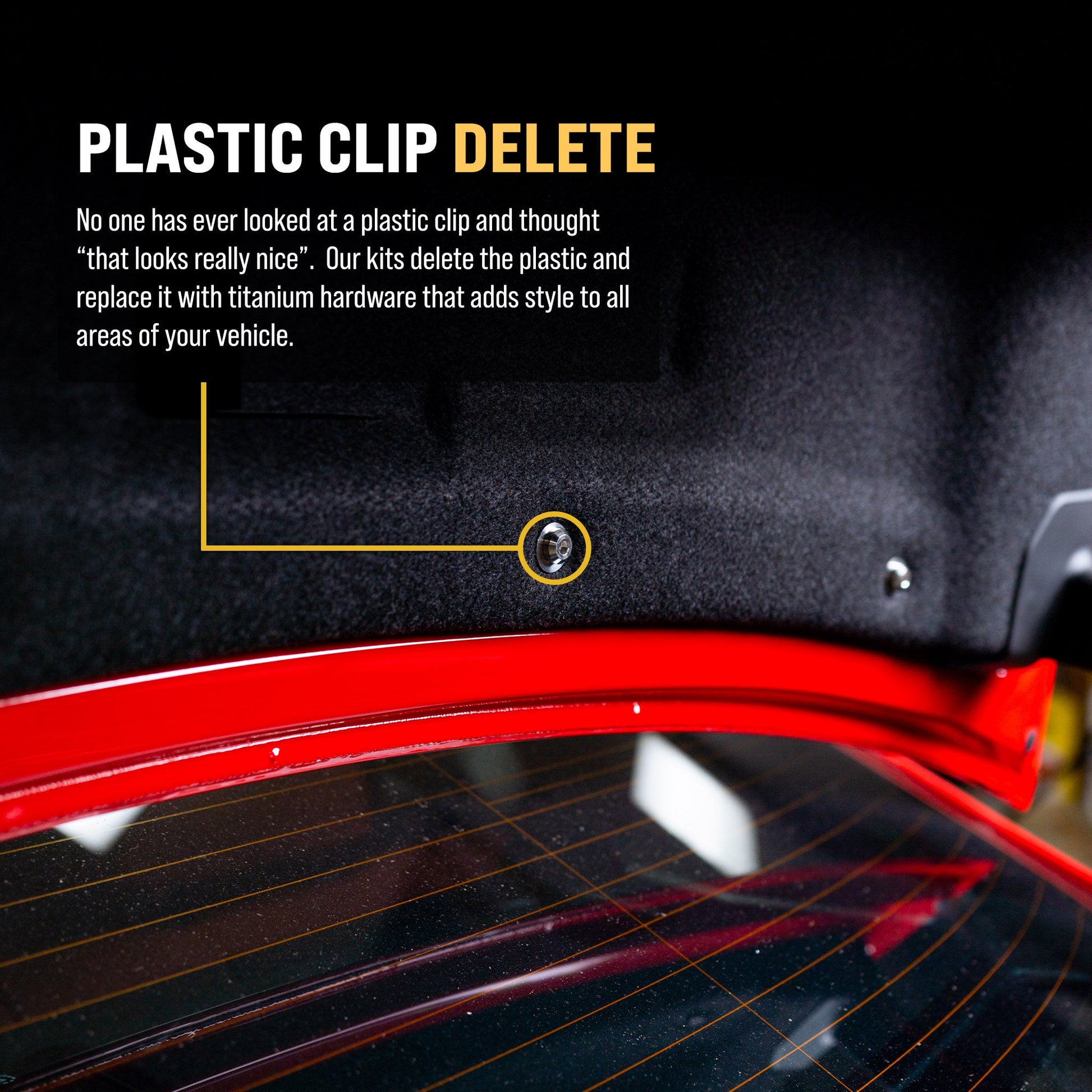 Titanium Hardware Trunk Kit - BMW G80 M3 (2021+)