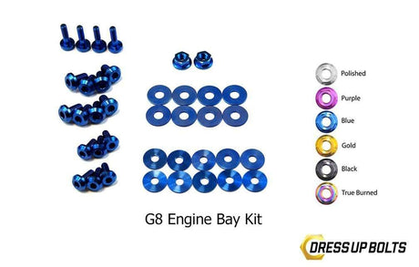 Pontiac G8 (2008-2009) Titanium Dress Up Bolts Engine Bay Kit