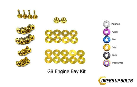 Pontiac G8 (2008-2009) Titanium Dress Up Bolts Engine Bay Kit