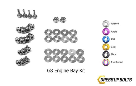 Pontiac G8 (2008-2009) Titanium Dress Up Bolts Engine Bay Kit