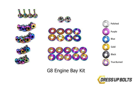 Pontiac G8 (2008-2009) Titanium Dress Up Bolts Engine Bay Kit