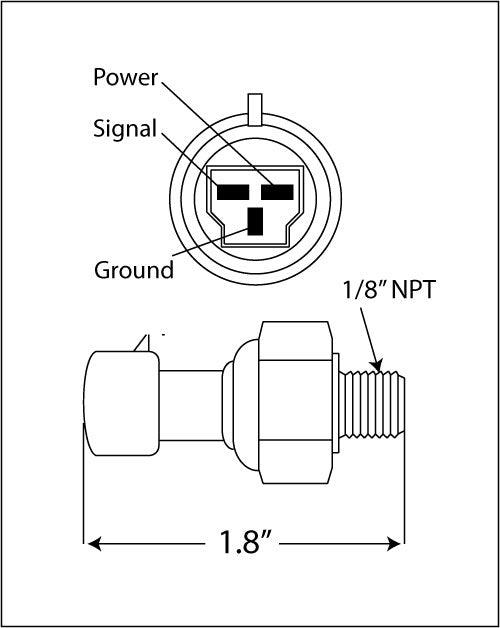 Premium Oil/Fuel Pressure Sender