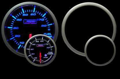 2-1/16" Premium Blue/White Fuel Pressure Gauge